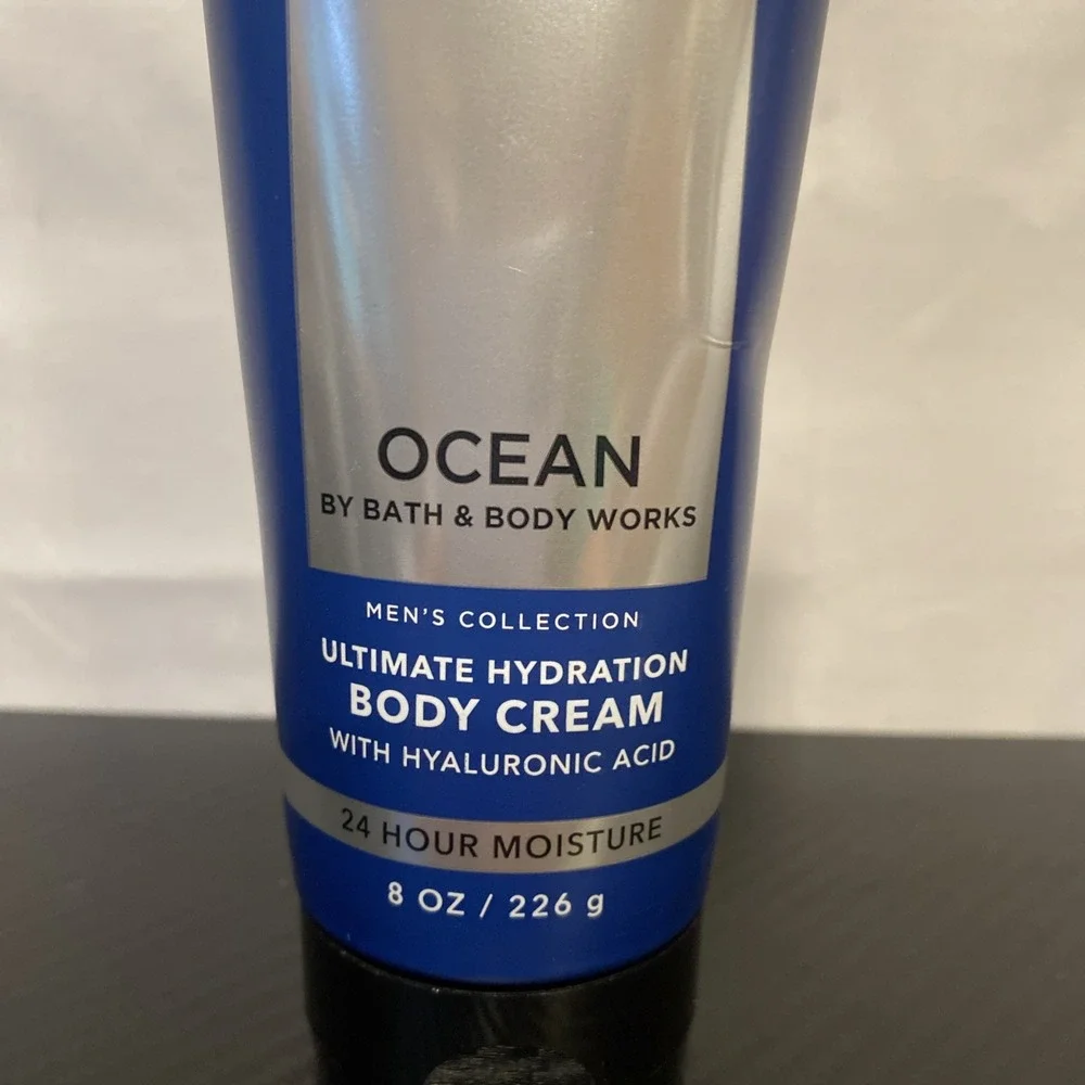 Bath &‎ Body Works Ocean Men's Collection Body Cream for Men 8 oz New